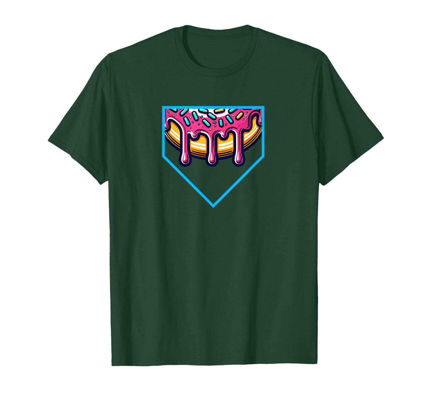 Home Plate Drip - Softball & Baseball T-Shirt