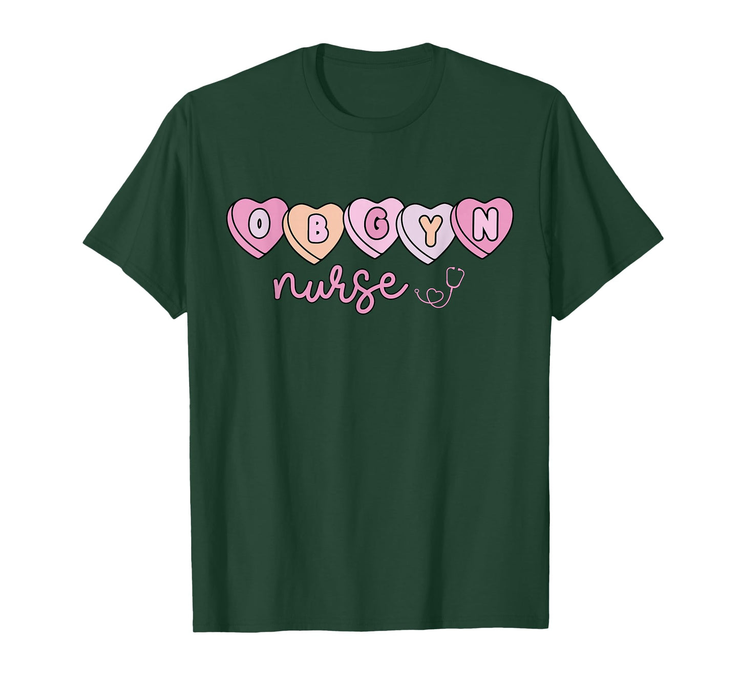 Heart Candy OB GYN Nurse Obstetrics and Gynecology Valentine T-Shirt