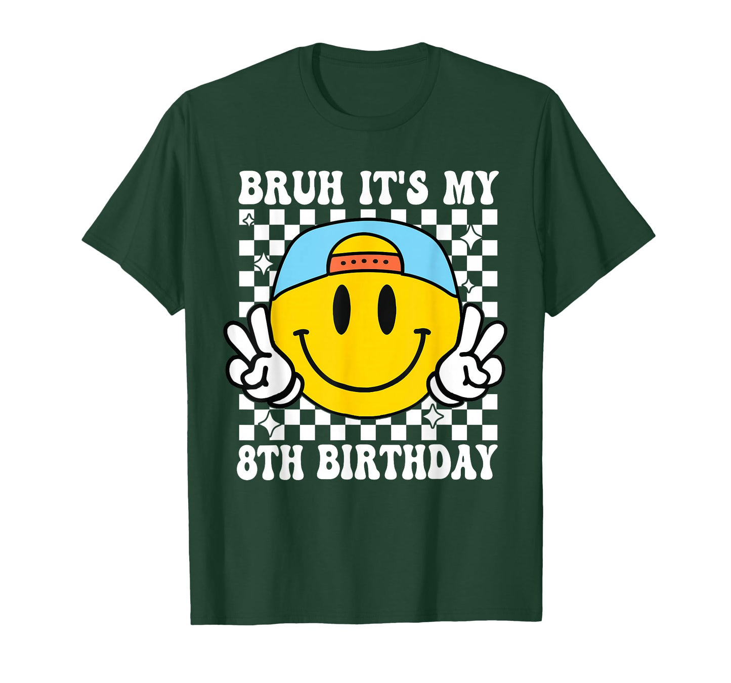 Bruh It's My 8th Birthday 8 Year Old Birthday Boys Girls T-Shirt
