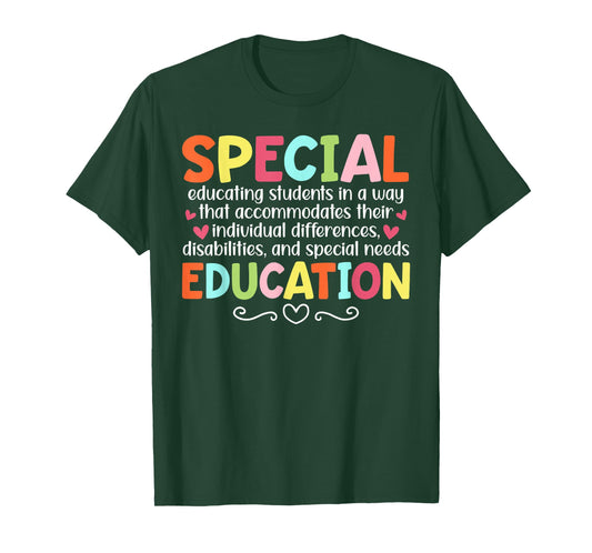 Special Education Teacher Definition SPED Teacher T-Shirt
