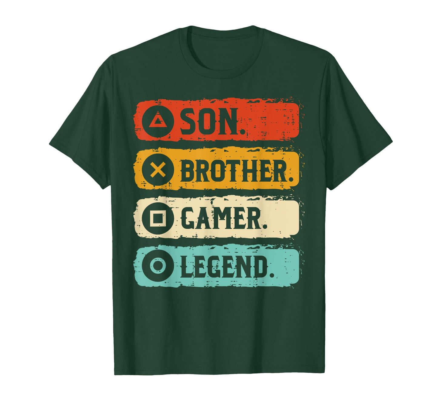 Son Brother Gamer Legend Retro Gaming Boys Kids Men Teen T-Shirt