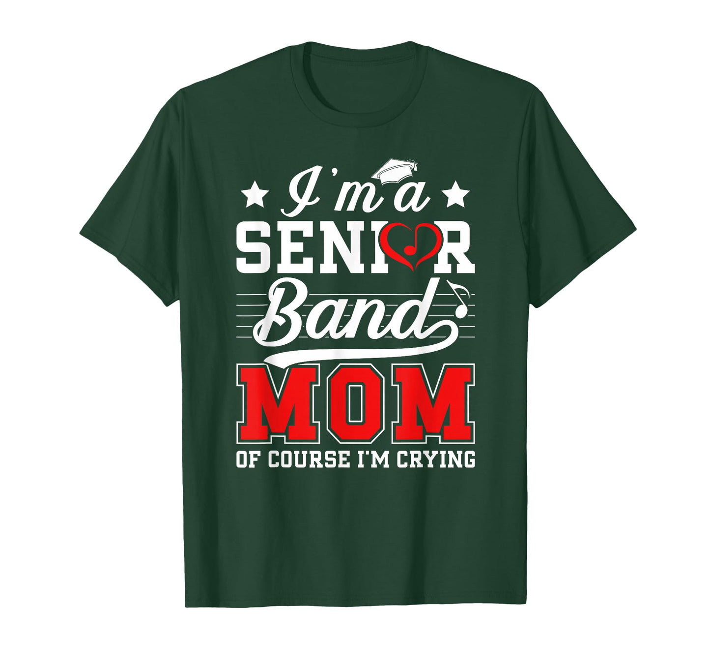 Funny Senior Band Mom 2026 Senior Marching Band Mom 2026 T-Shirt