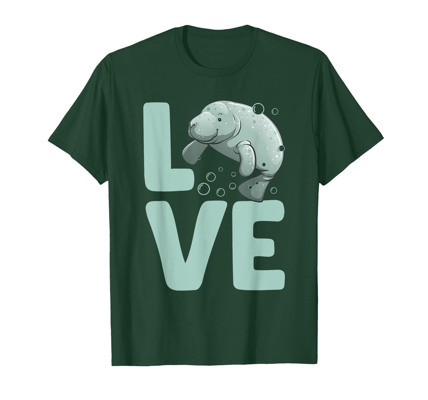 Funny Manatee Design For Men Women Kids Dugong Manatee Lover T-Shirt