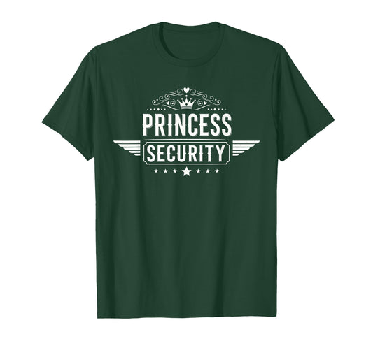 Princess Security Protection Castle Royal Birthday Girls T-Shirt