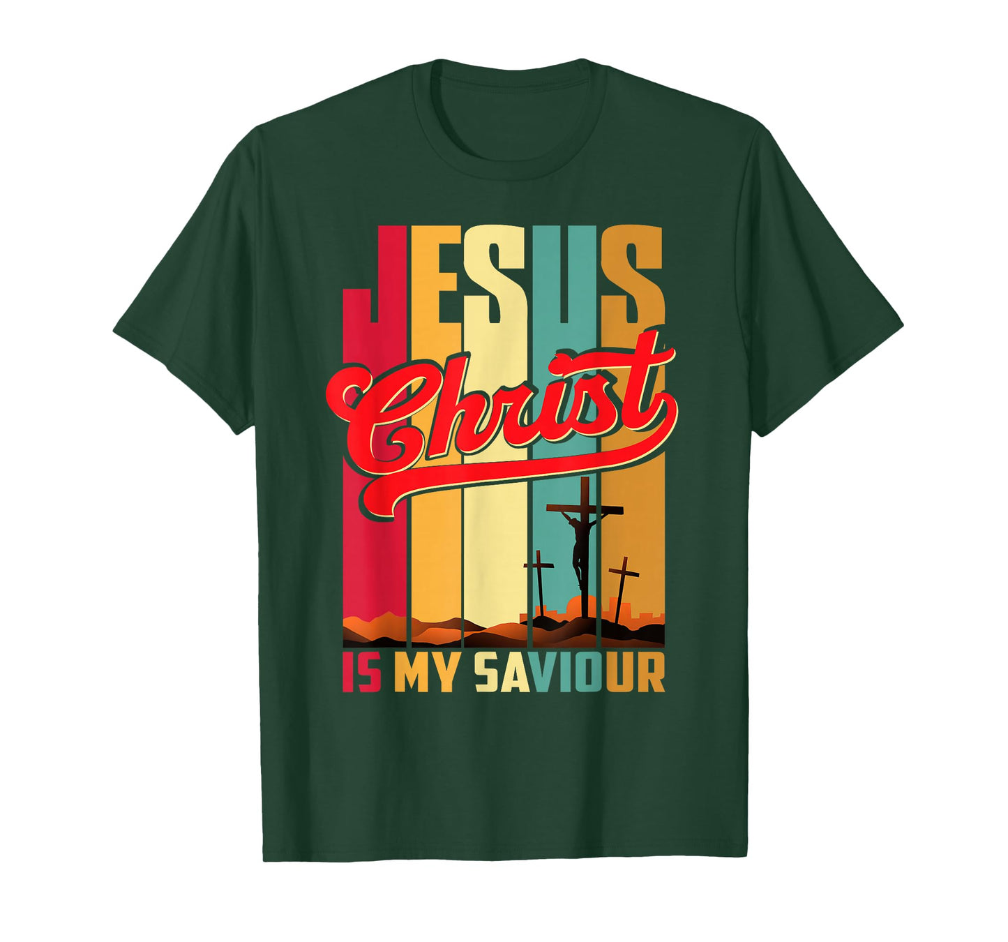 Jesus Christ is My Saviour Christians Bible T-Shirt