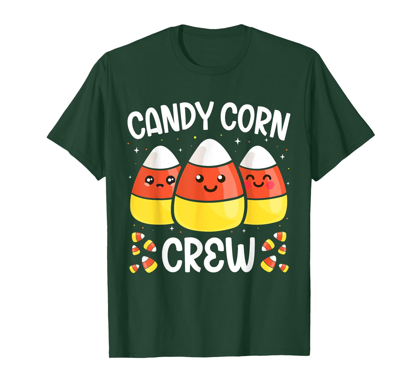 Candy Corn Crew Halloween Costume Men Women Friends T-Shirt