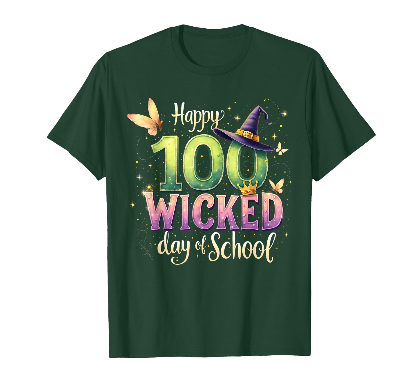 Happy 100 Wicked Days of School 100 Days of School Costume T-Shirt