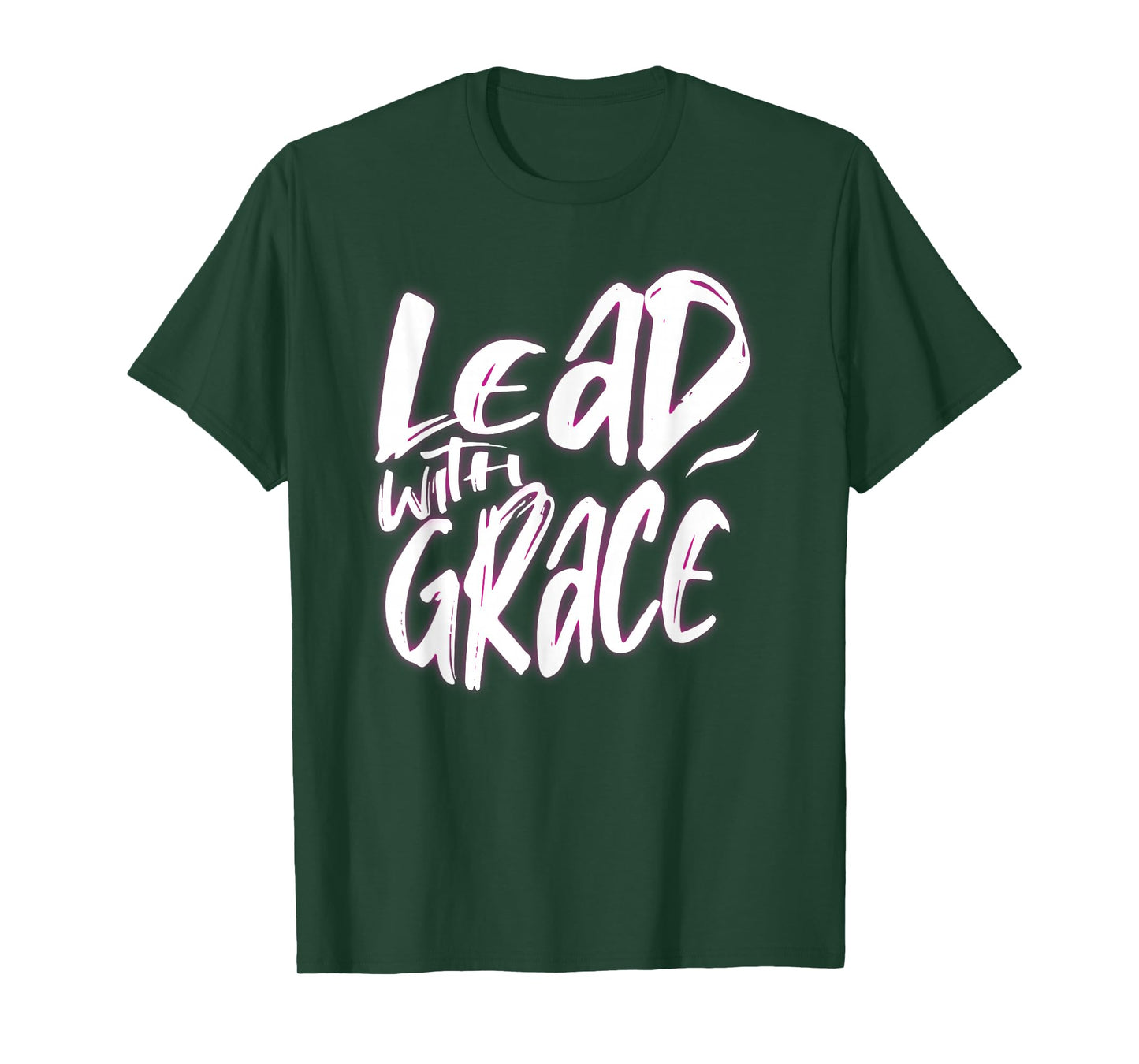 Lead with Grace, Christian Woman T-Shirt