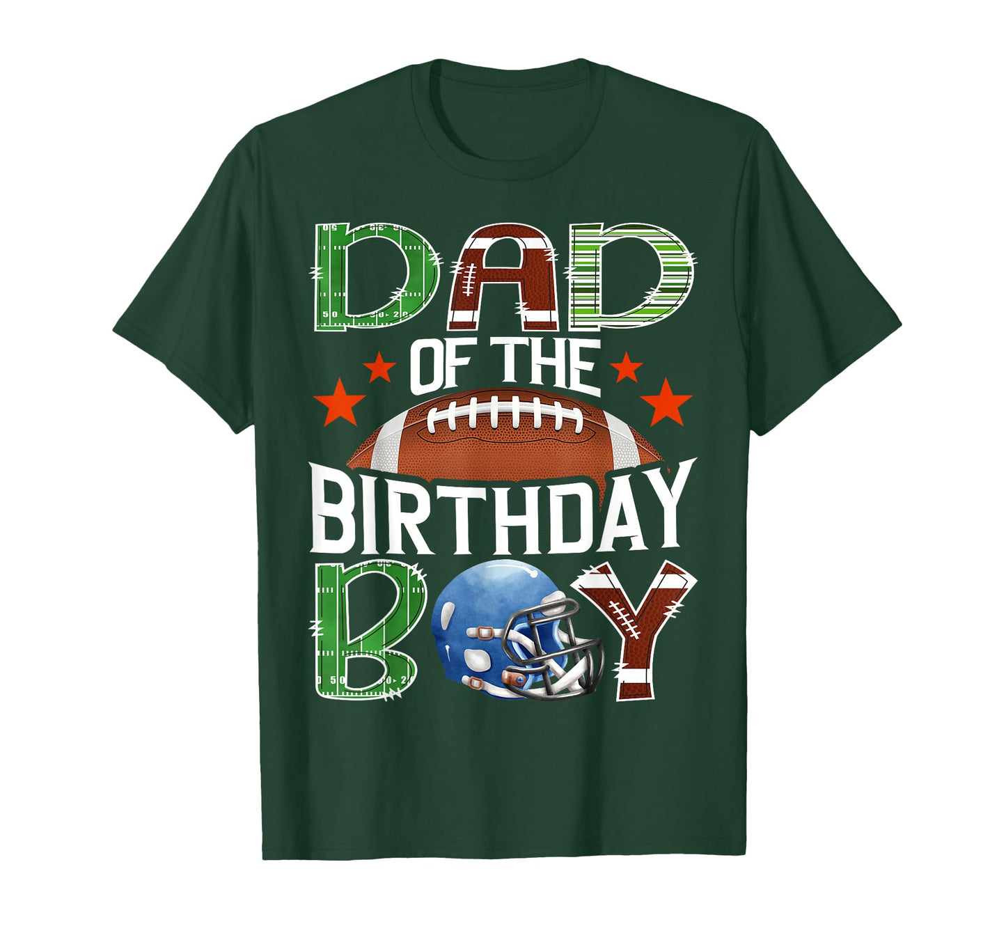 Dad of The Birthday Boy Game Day Football Lover T-Shirt
