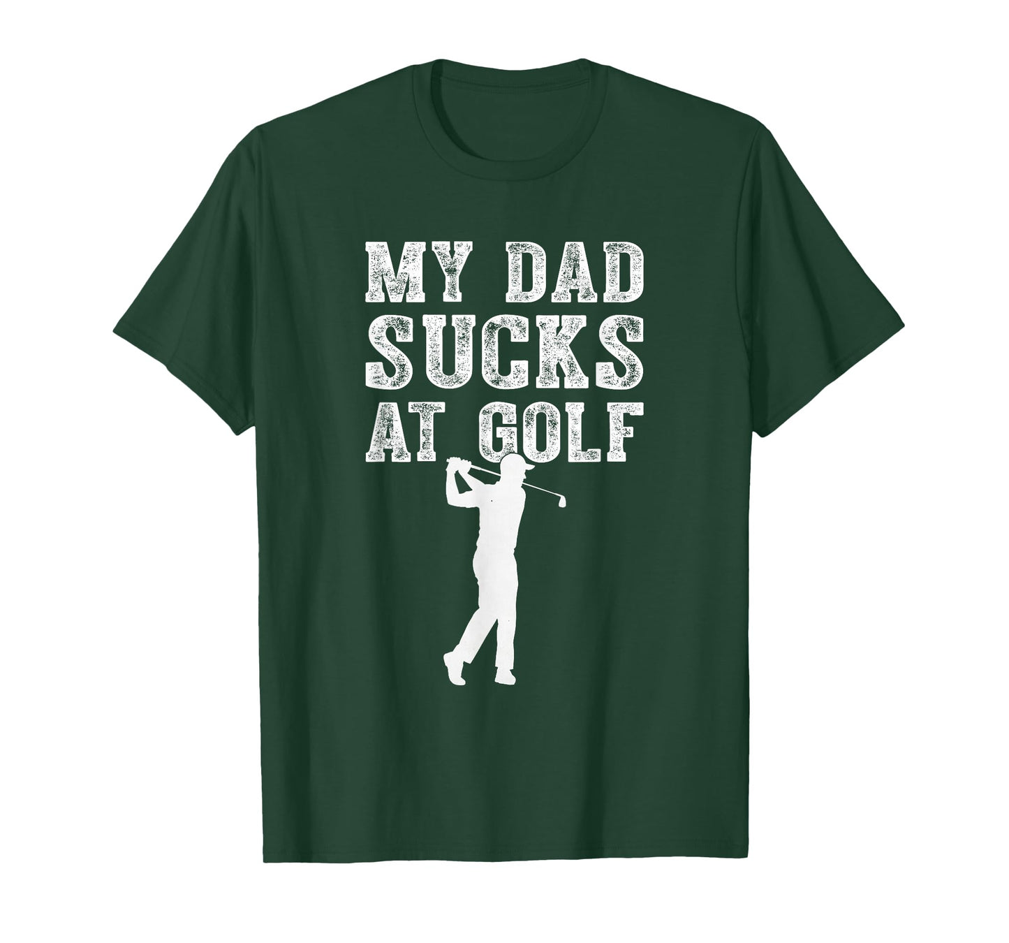 Funny My Dad Sucks at Golf Funny Dad Humor Golf Lover Meme T-Shirt