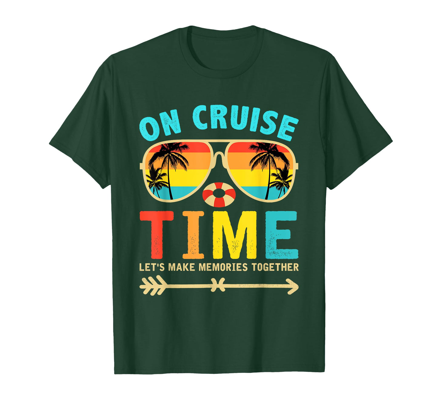 On Cruise Time Cruise Squad Summer Vacation Matching Family T-Shirt for Men Women Girls Kids