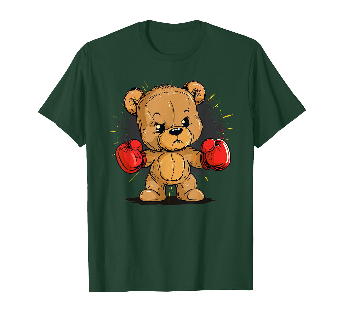 Angry Teddy bear with boxing gloves for boys and girls T-Shirt