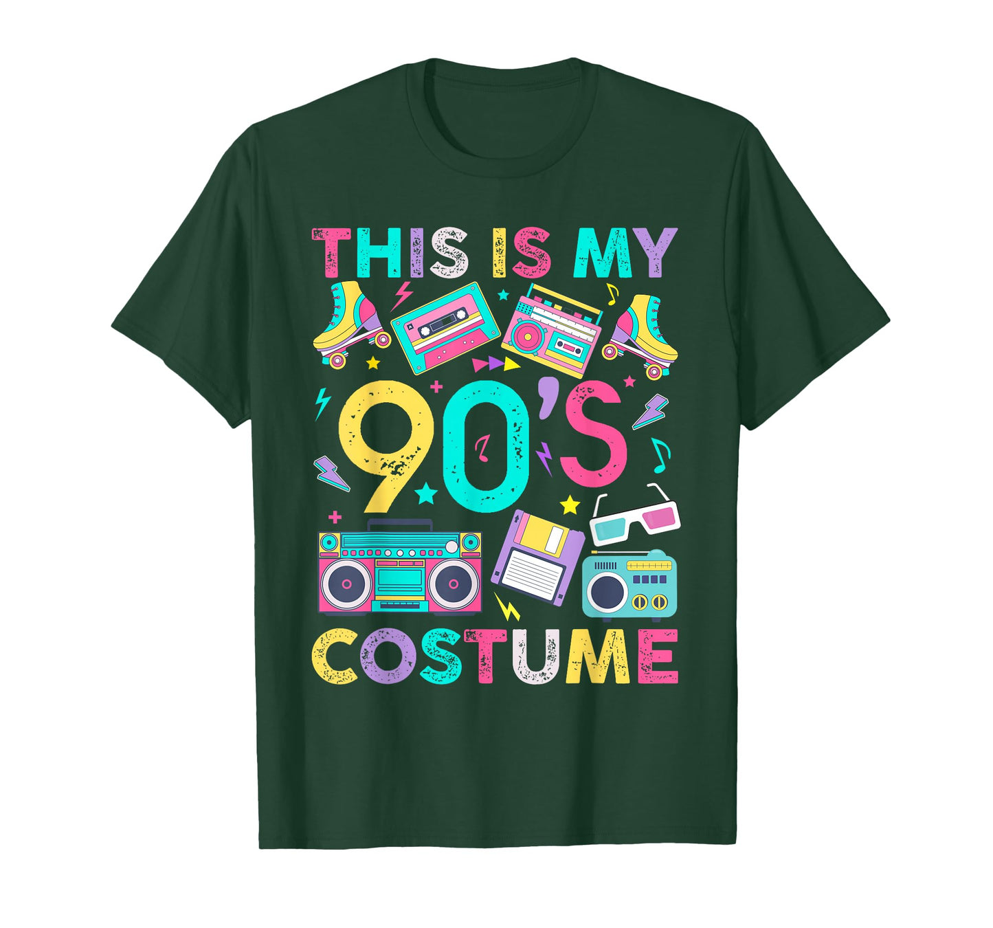 This is My 90s Costume Vintage Style Mixtape Era 90s Party T-Shirt