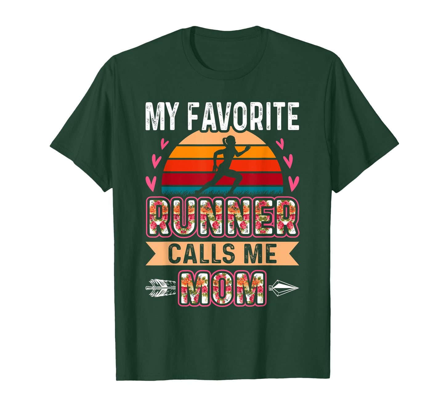 My Favorite Cross Country Runner Calls Me Mom Funny T-Shirt