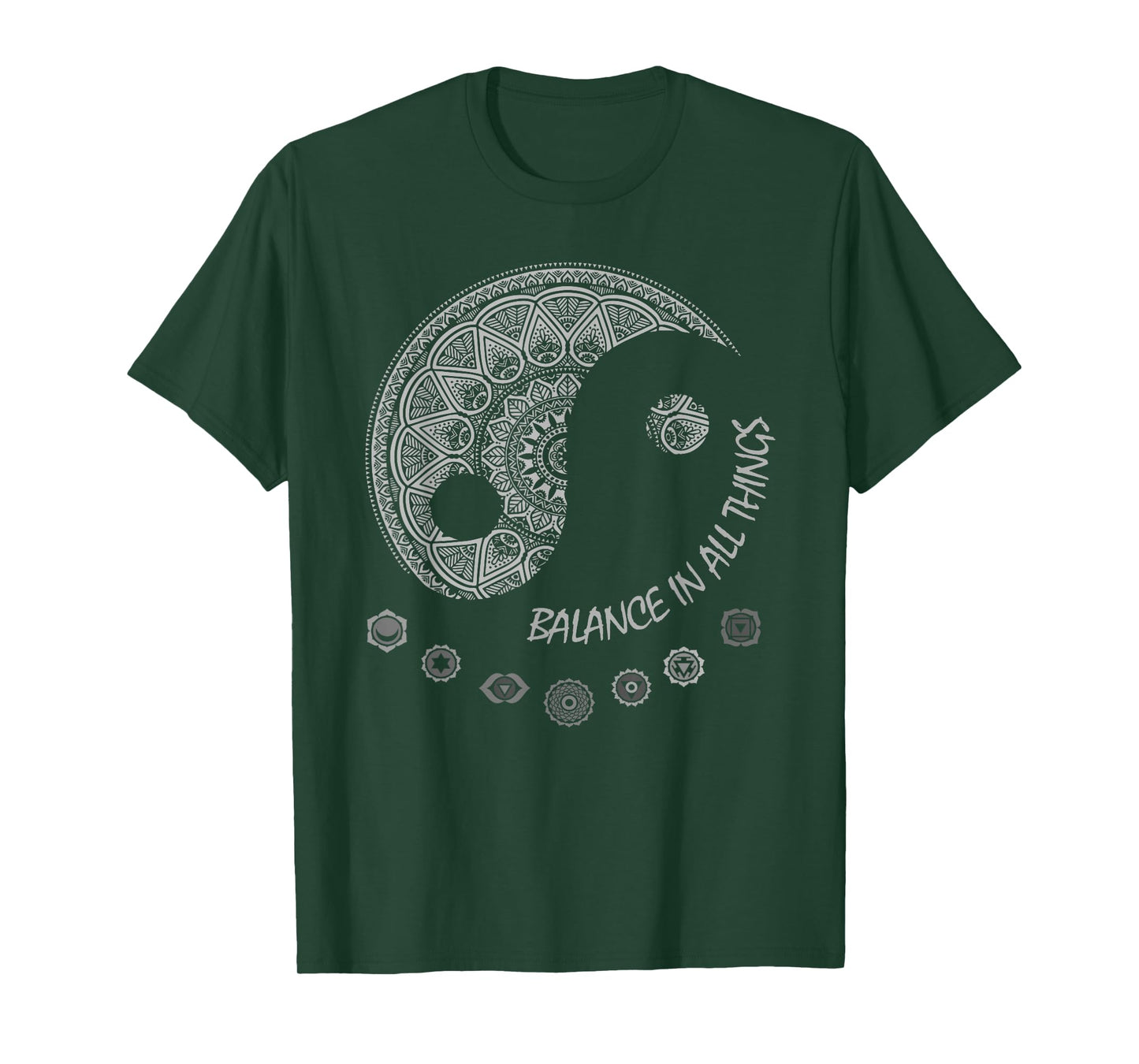 Ying Yang Chakra Spirit Spiritual Balance Mind T-Shirt
