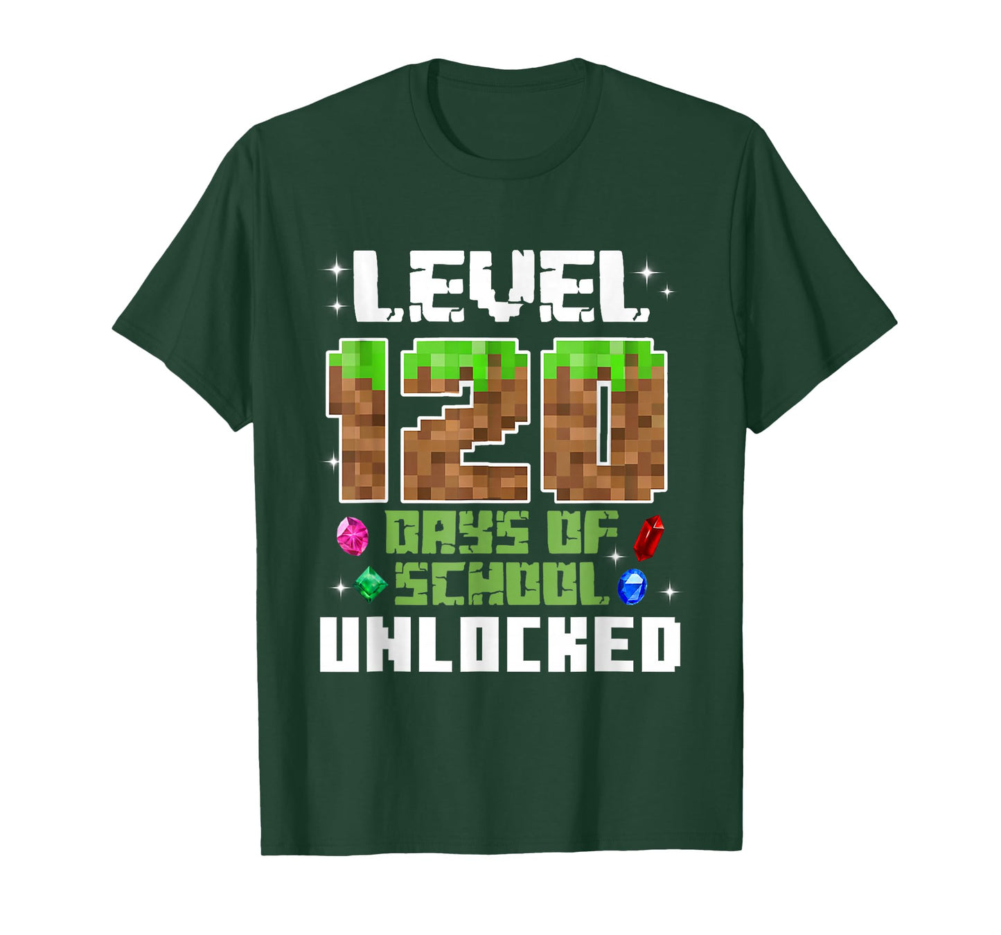 Level 120 Days of School Unlocked Gamer Boy Kids Todler T-Shirt