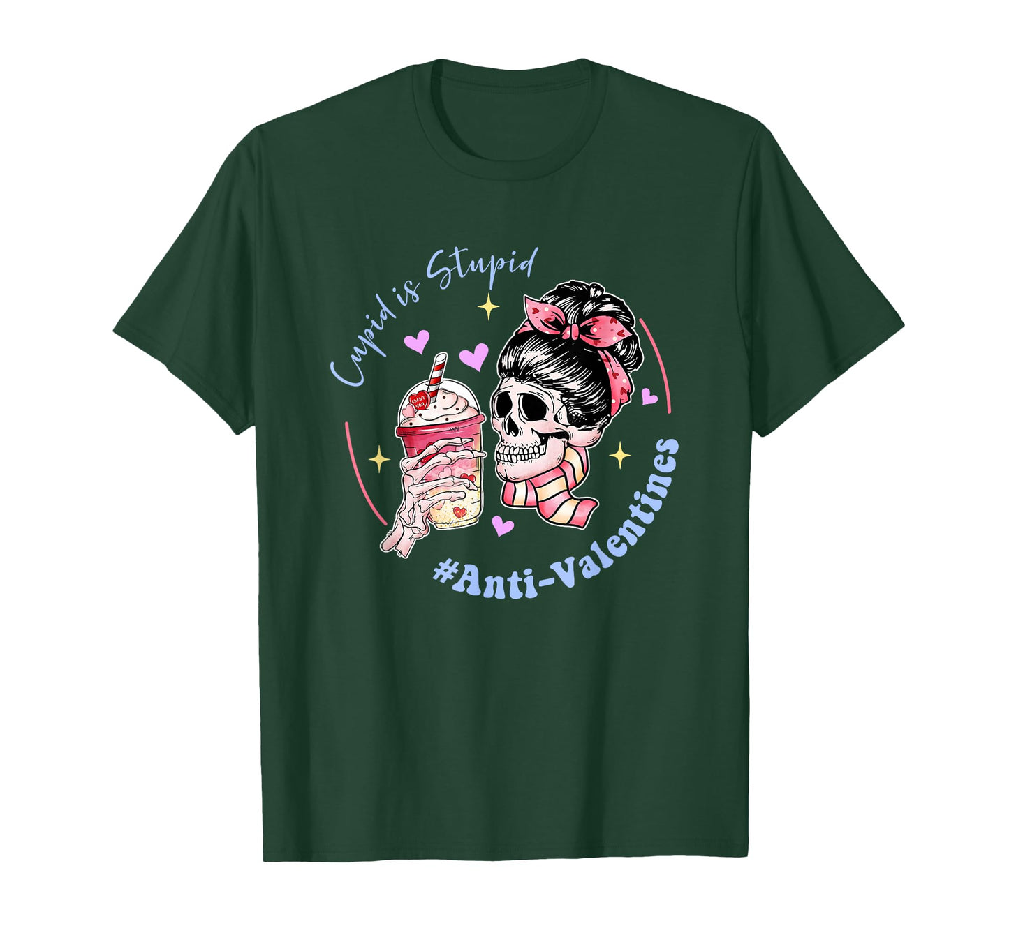 Cupid is Stupid, Anti-Valentines, Funny T-Shirt