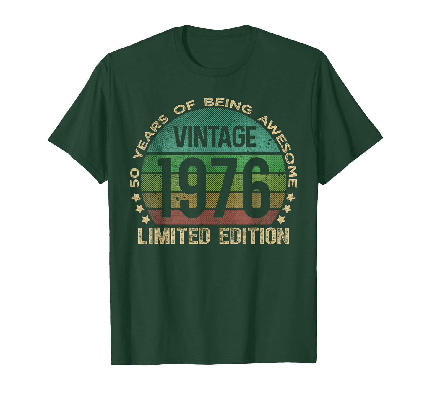 50 Year Old Gifts Vintage 1976 Limited Edition 50th Birthday T-Shirt