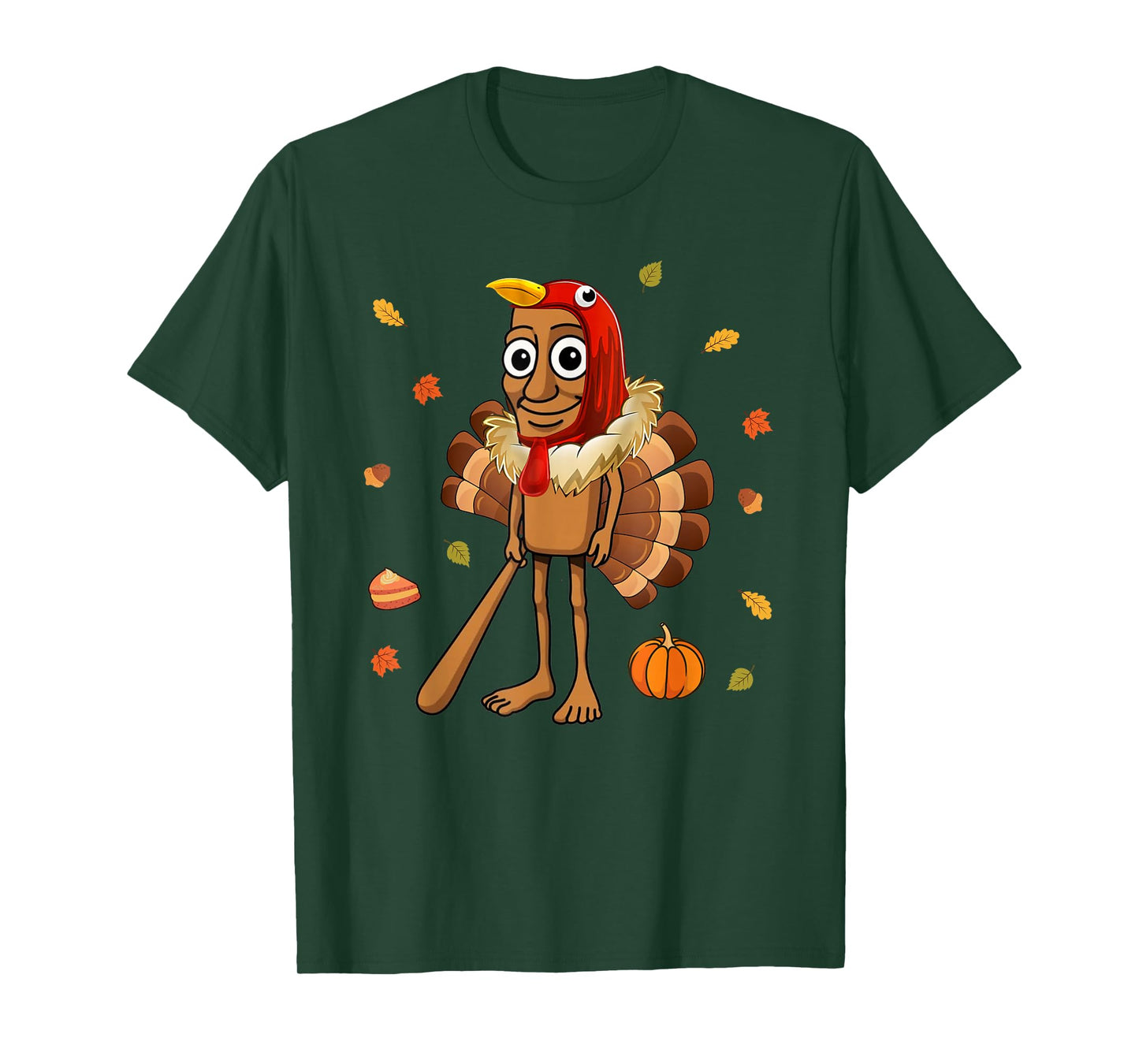 Turkey Tung Tung Sahur Thanksgiving Italian Brainrot Meme T-Shirt