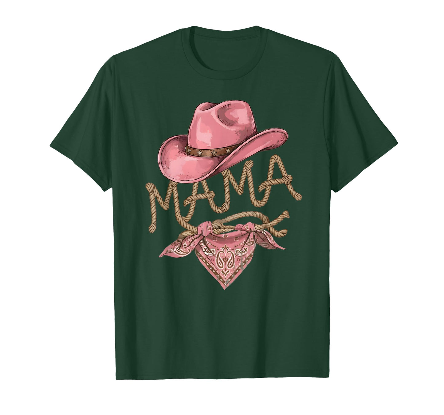 Mama Cowgirl Howdy Rodeo Western Birthday Party Mom Women T-Shirt