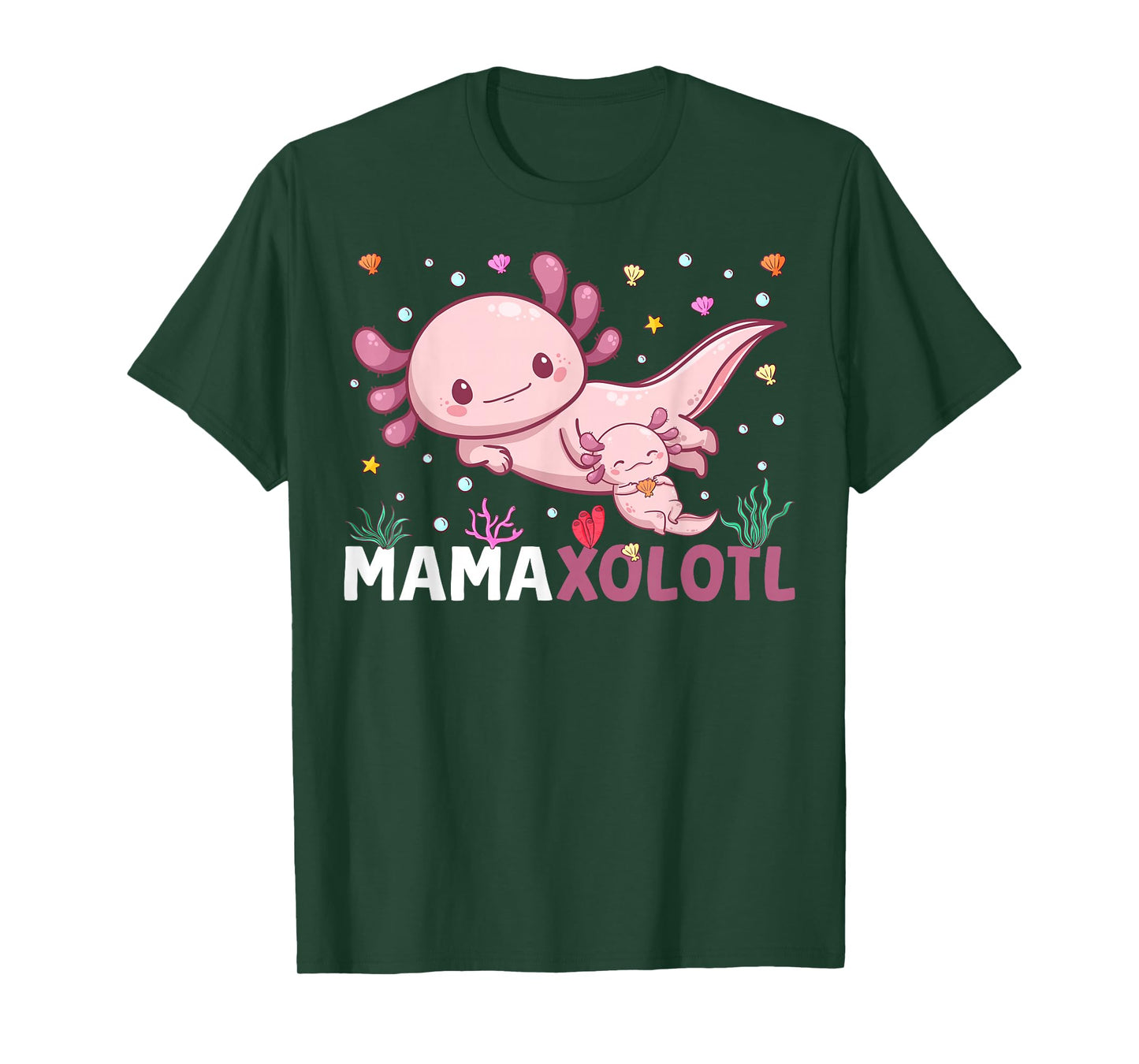 MamaXolotl Mother's Day Daughter Axolotl Mom Mother's Day T-Shirt