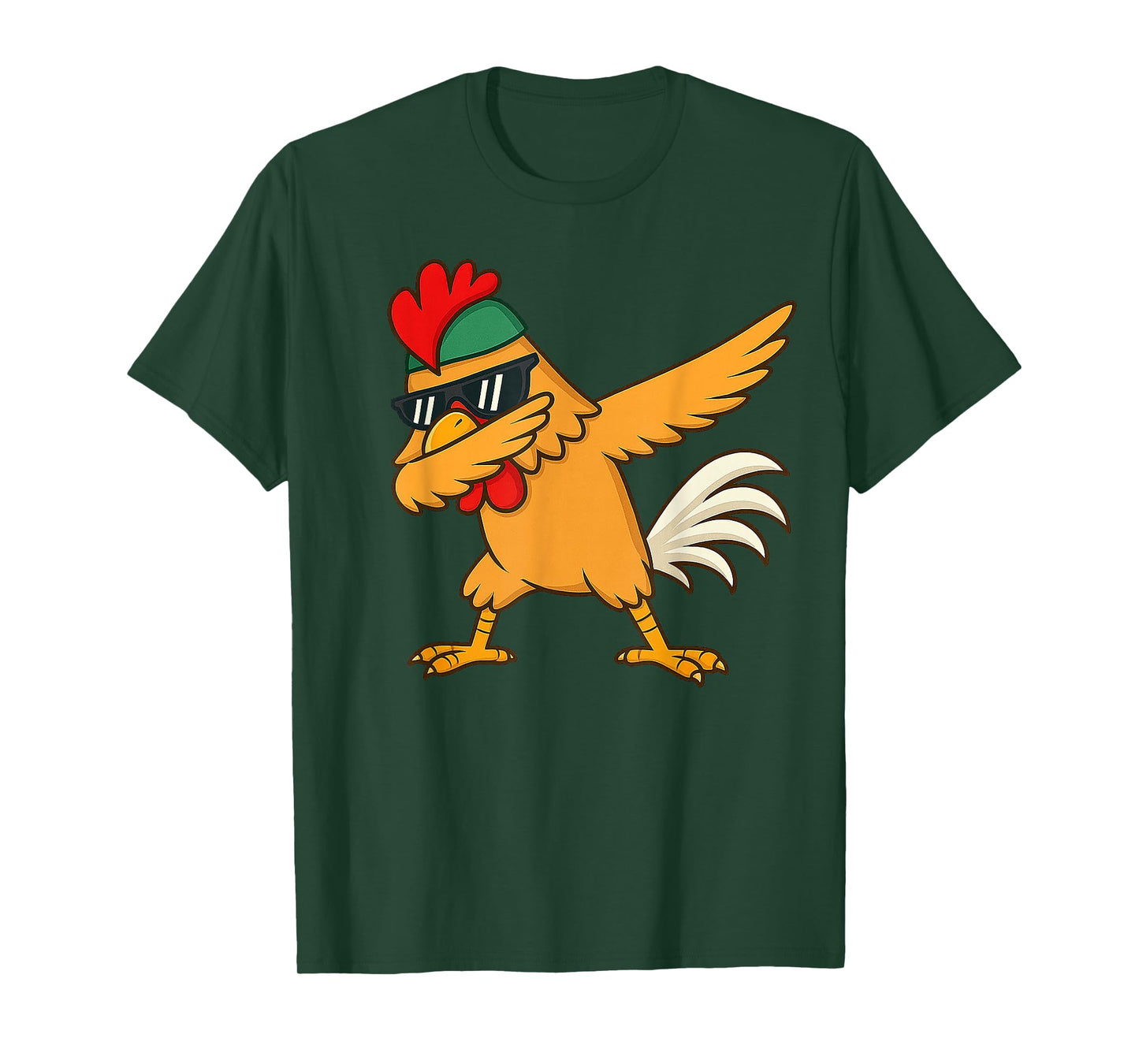 Chicken Dab Meme Animal Dance Funny Gifts for Men Women Kid T-Shirt