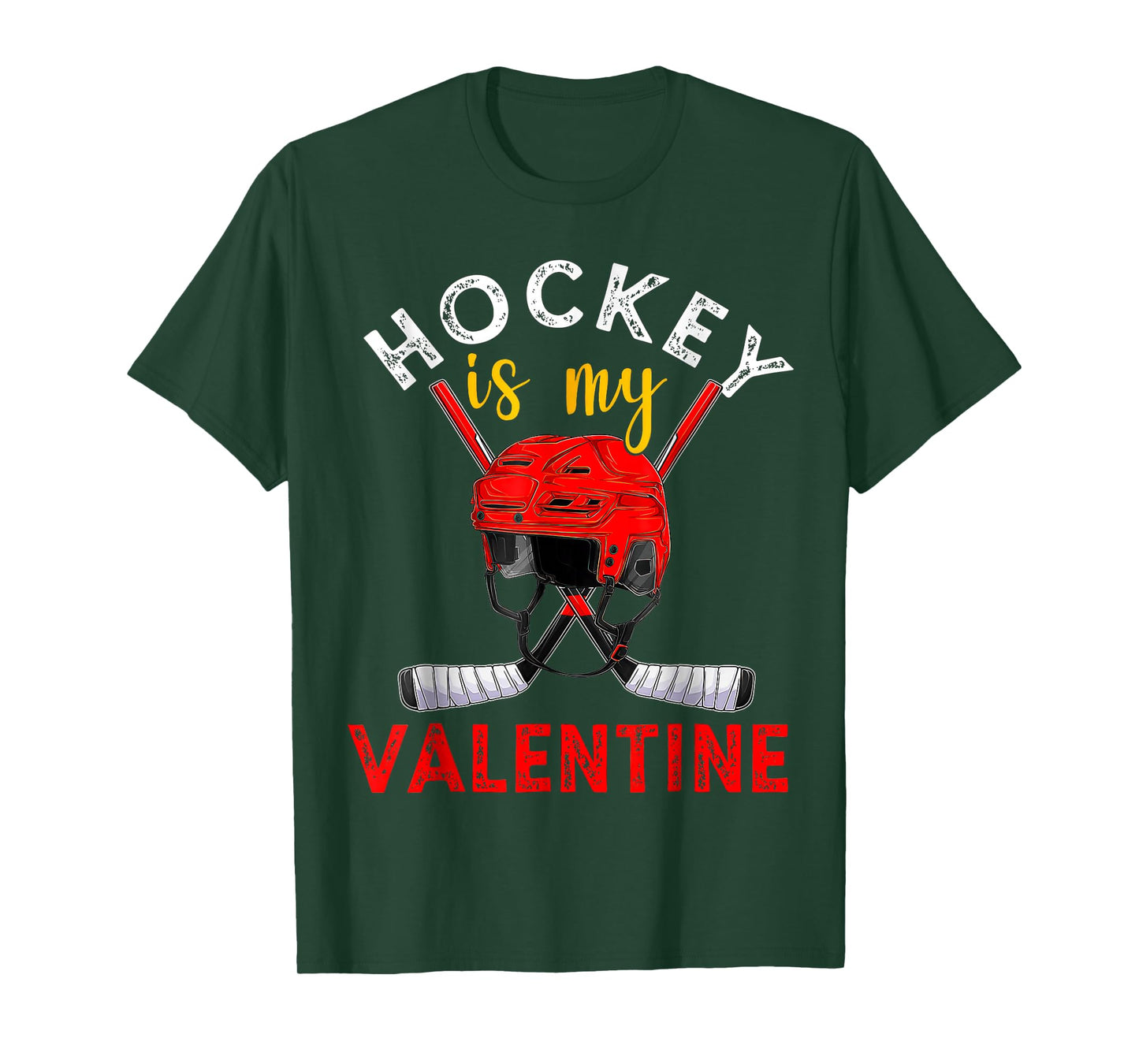 Hockey is My Valentine Hockey Lover T-Shirt