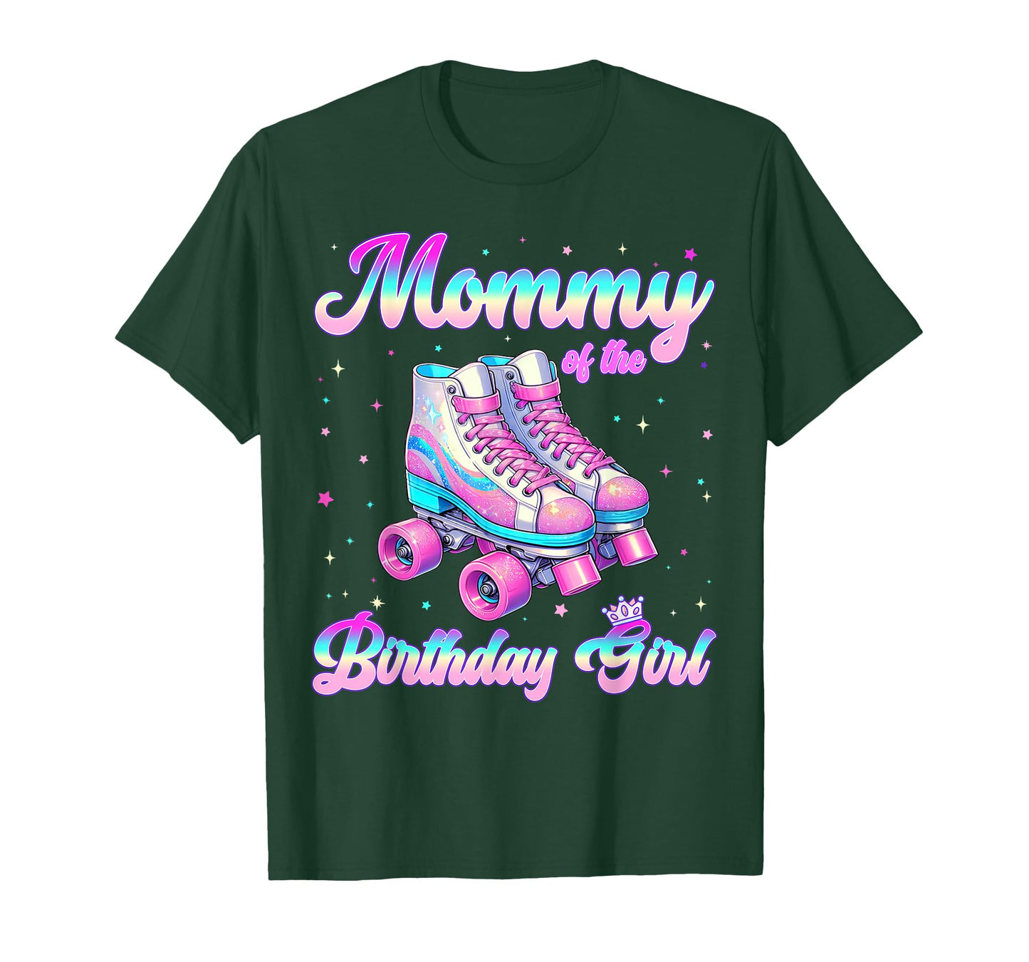 Mommy Of The Birthday Girl Tie Dye Birthday Girl Family T-Shirt