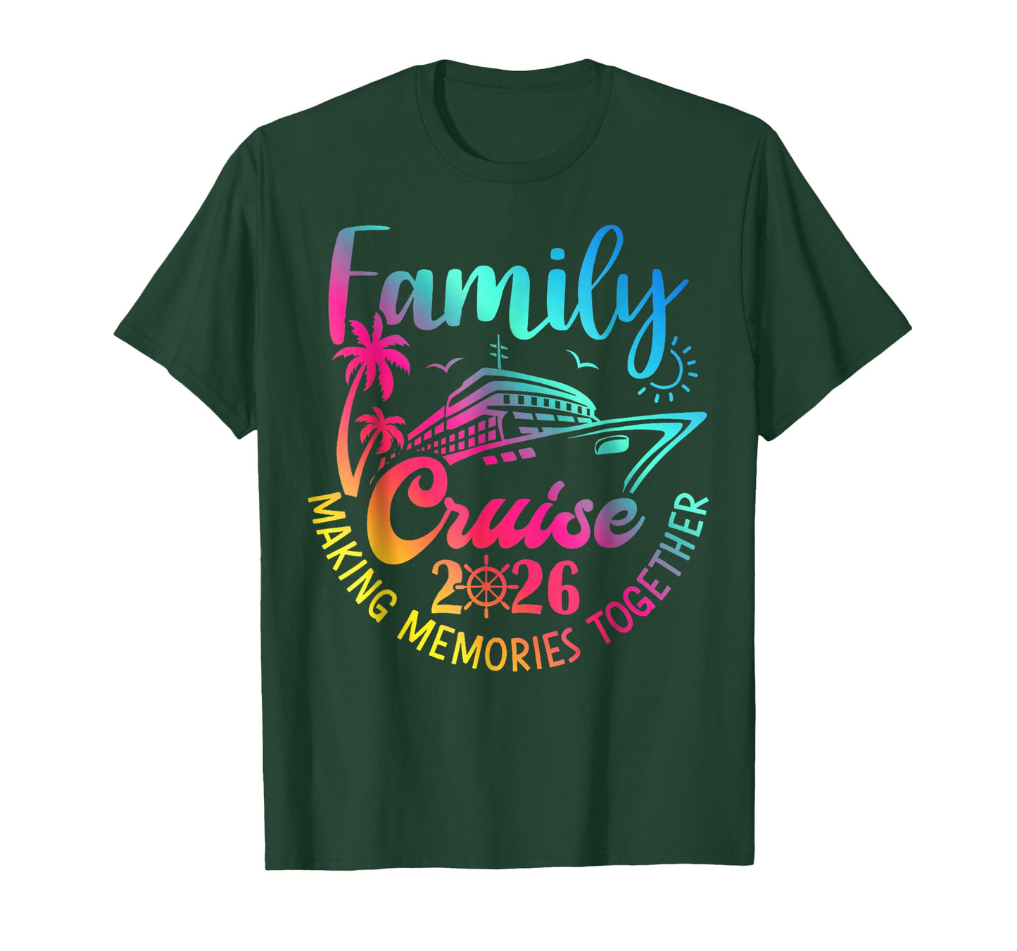 Family Cruise 2026 Summer Vacation Matching Family Cruise T-Shirt