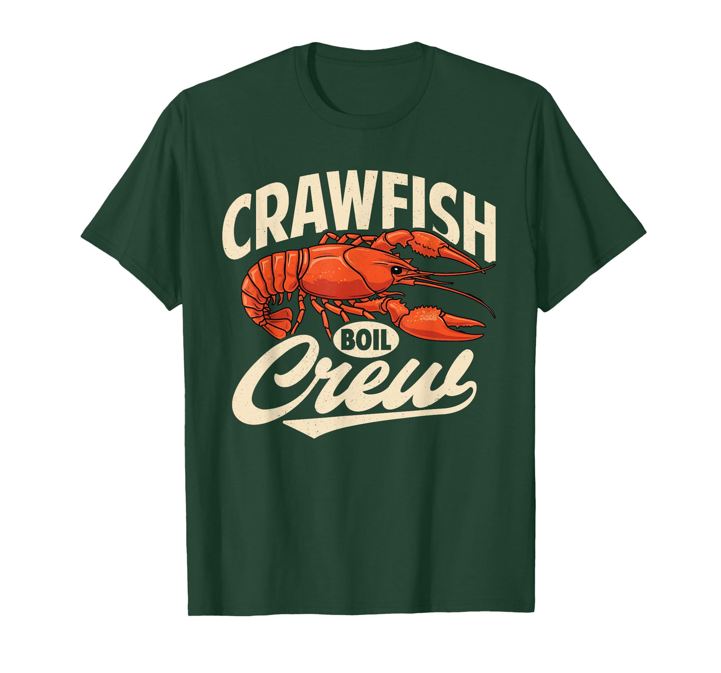 Crawfish Boil Crew Cajun Festival Seafood Party Matching T-Shirt