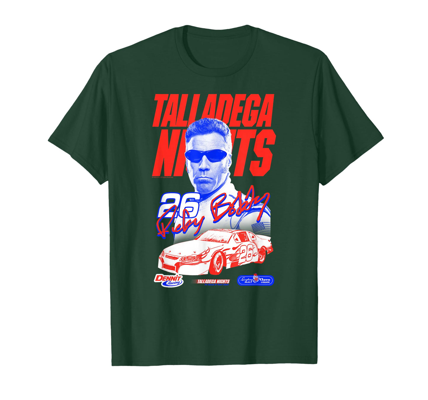 Talladega Nights Ricky Bobby 26 Signature Funny Movie T-Shirt