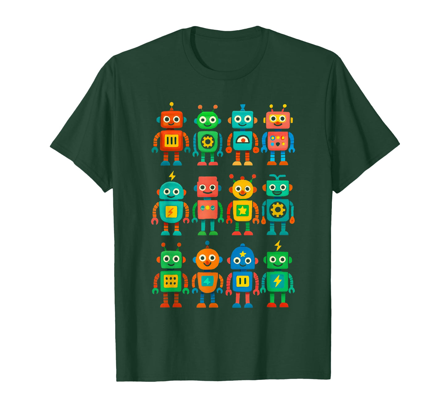 Robot Costume Lover Cute Robotic Kids Boys Girls T-Shirt