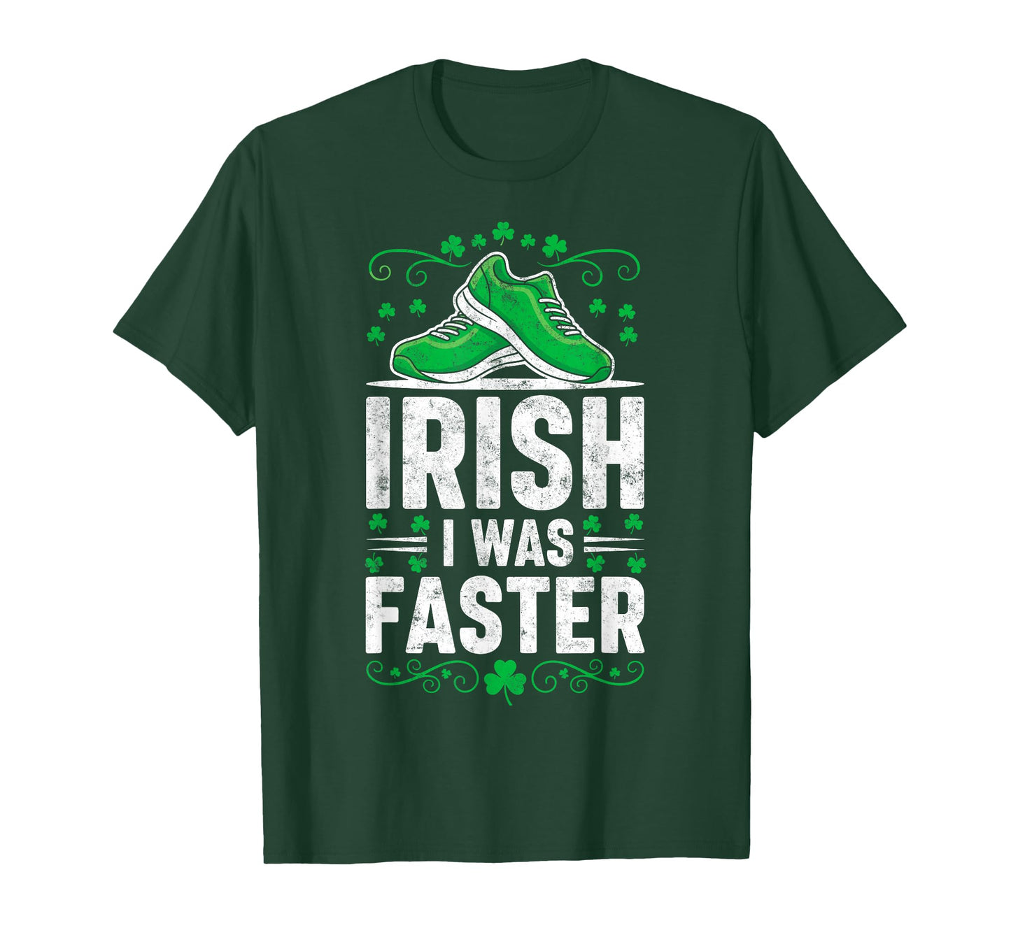 St.Patrick’s Day Irish I was Faster Runner Running Leprecaun T-Shirt