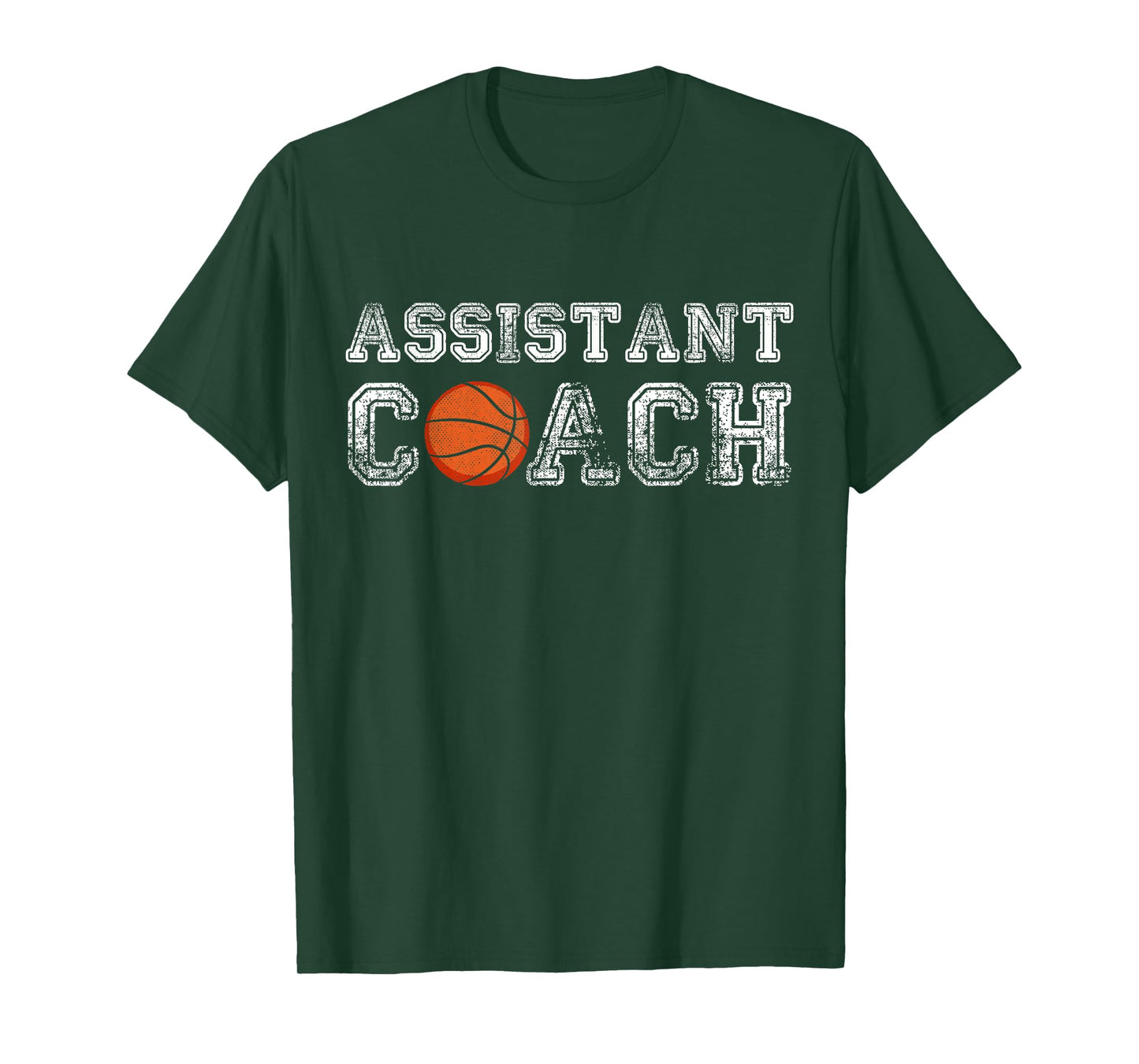 Assistant Basketball Coach Appreciation Coaching Distressed T-Shirt