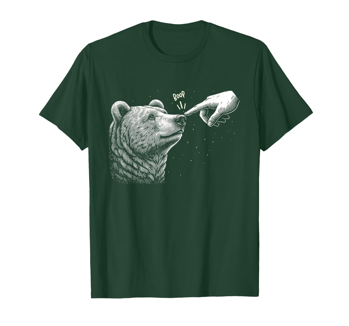Boop Bear Black Grizzly Bears Cool Funny for Men Women Kids T-Shirt