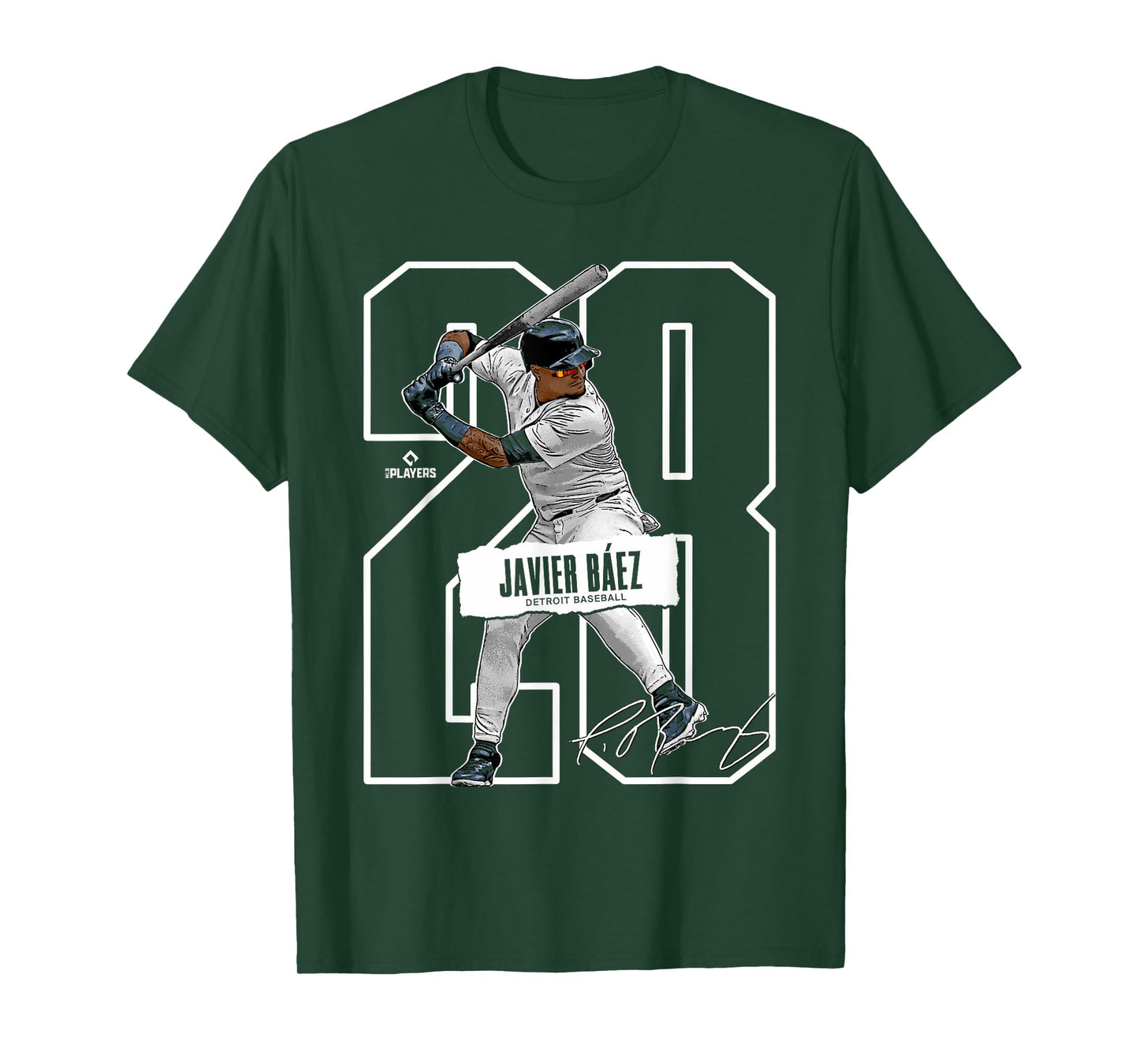 Javier Báez | Detroit Baseball Players | MLBJAV301N T-Shirt