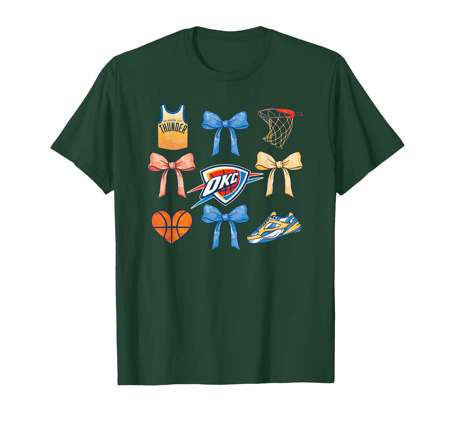 NBA Oklahoma City Thunder Bow Grid T-Shirt