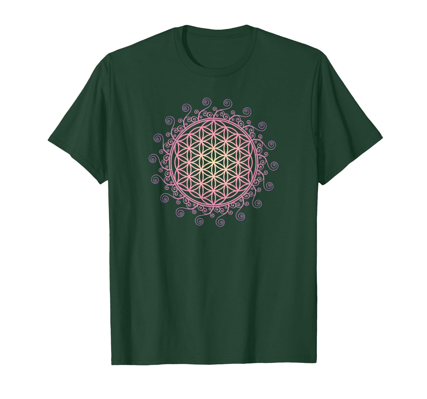 Flower of life, Sacred Geometrie, Yoga, Health, Protection T-Shirt