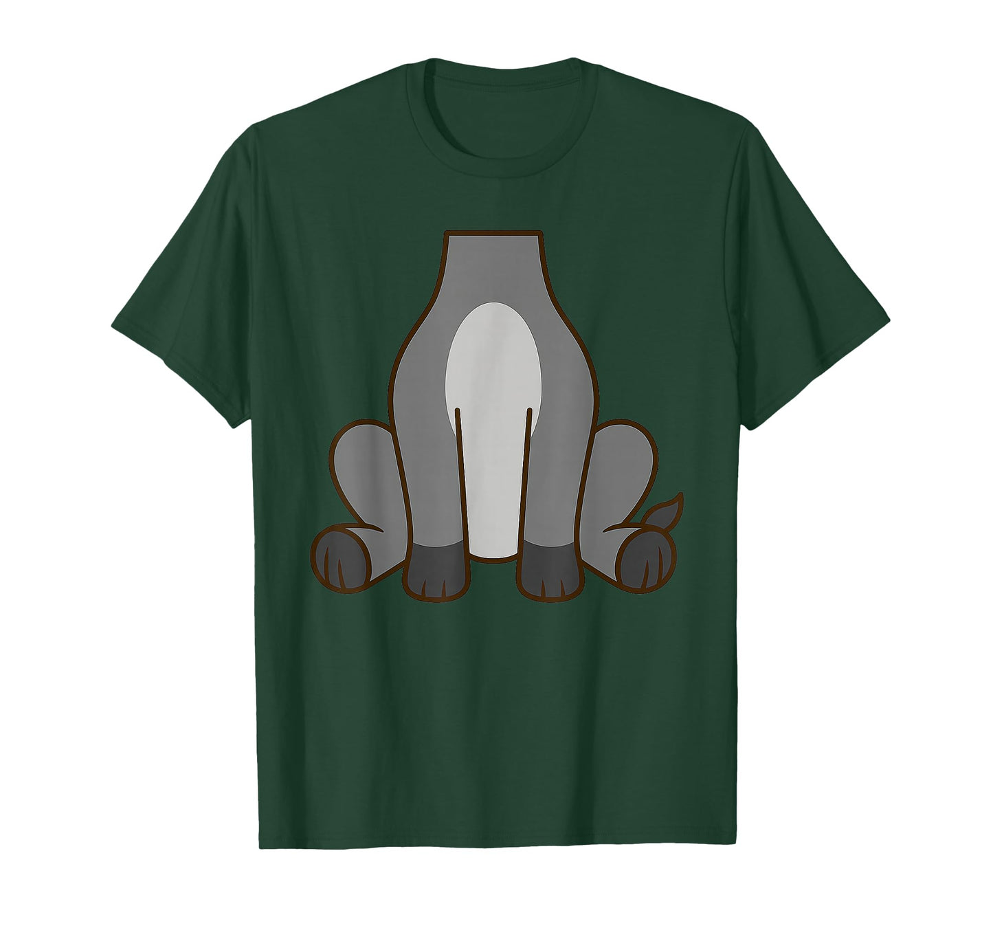 Funny Donkey Adult Kids Men Women Donkey Costume T-Shirt