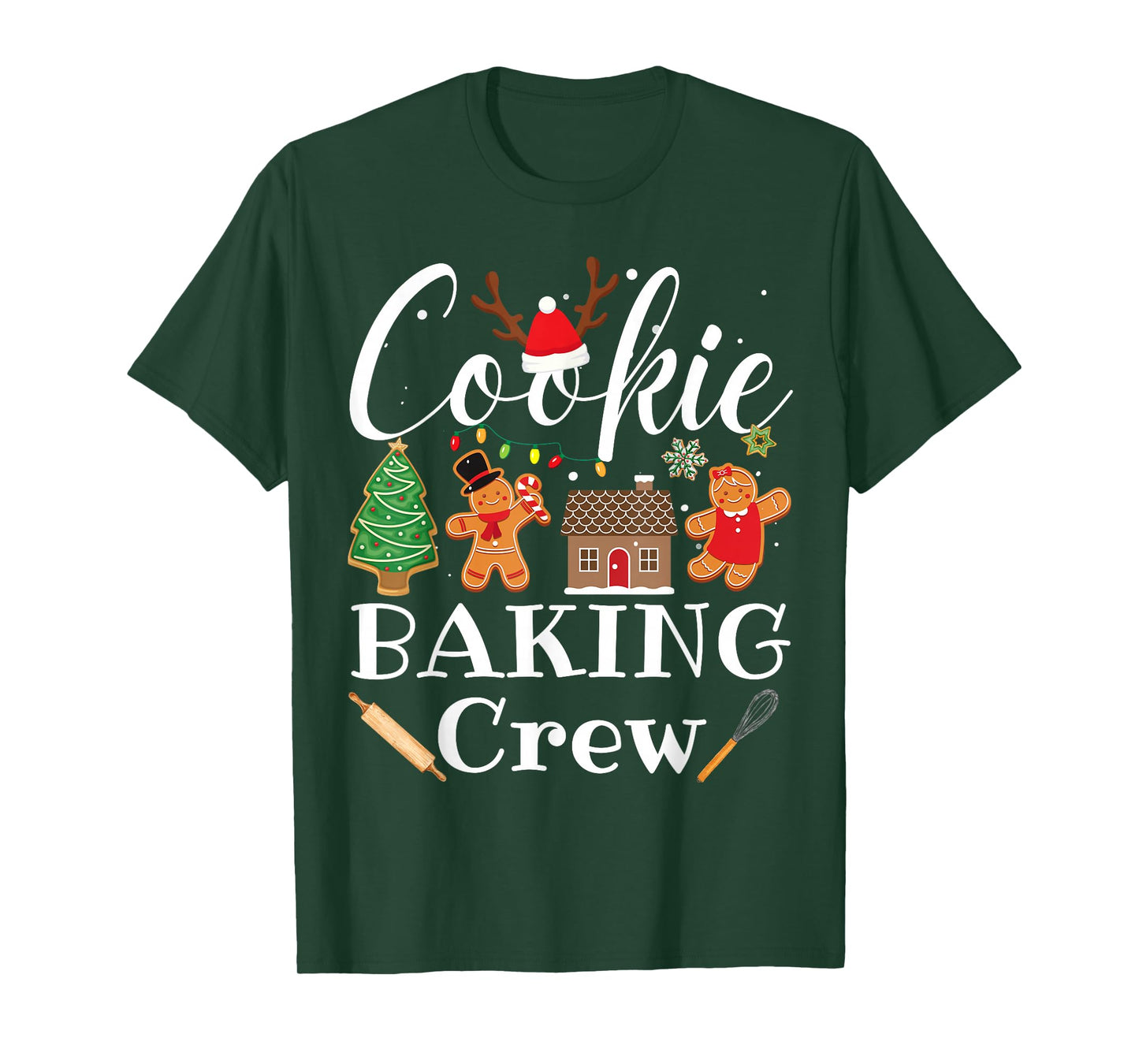 Christmas Cookie Baking Crew Family Baking Team Funny Cookie T-Shirt