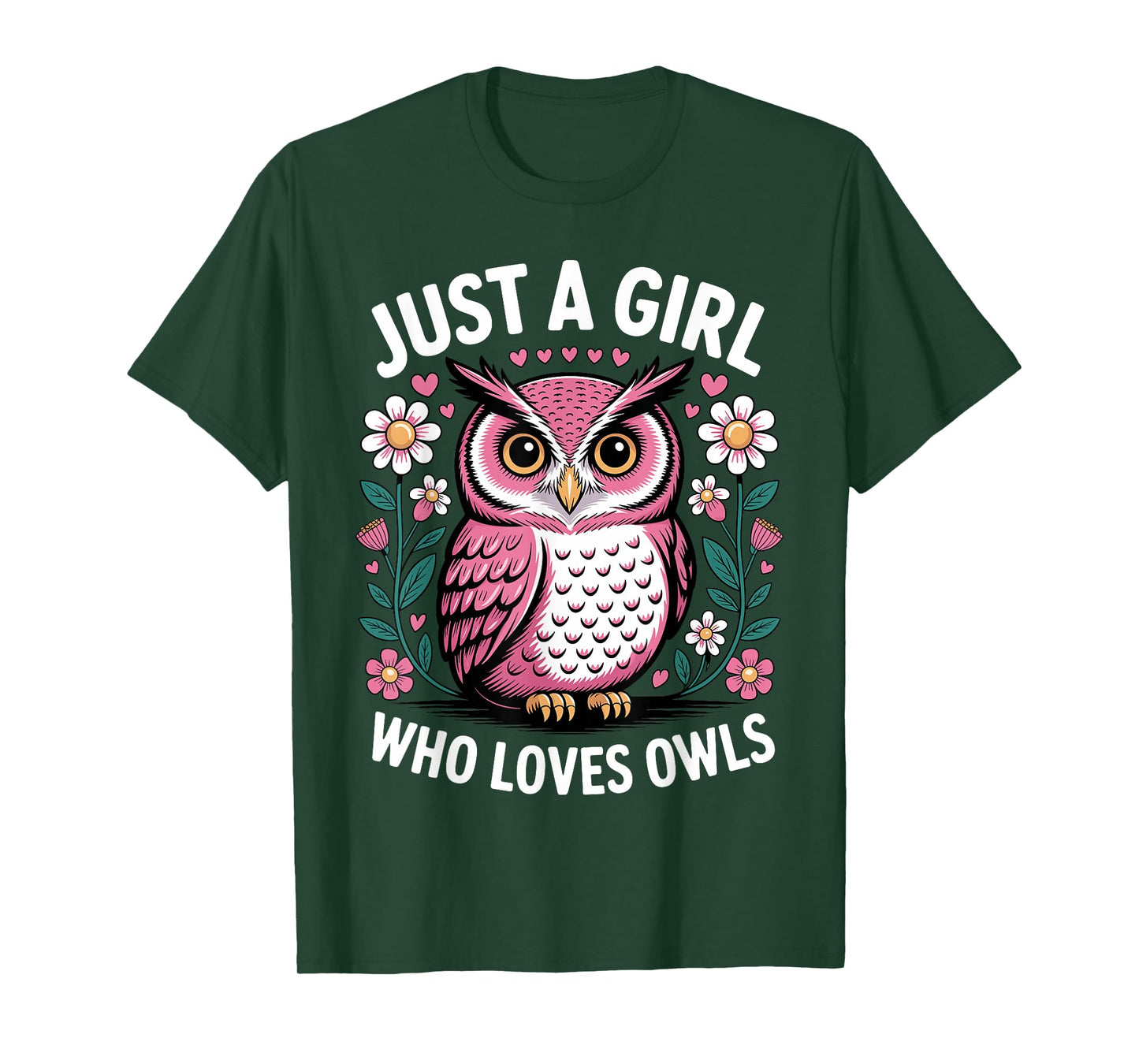 Cute Owl Costume for Women Girls Kids Bird Animal Owl Lover T-Shirt