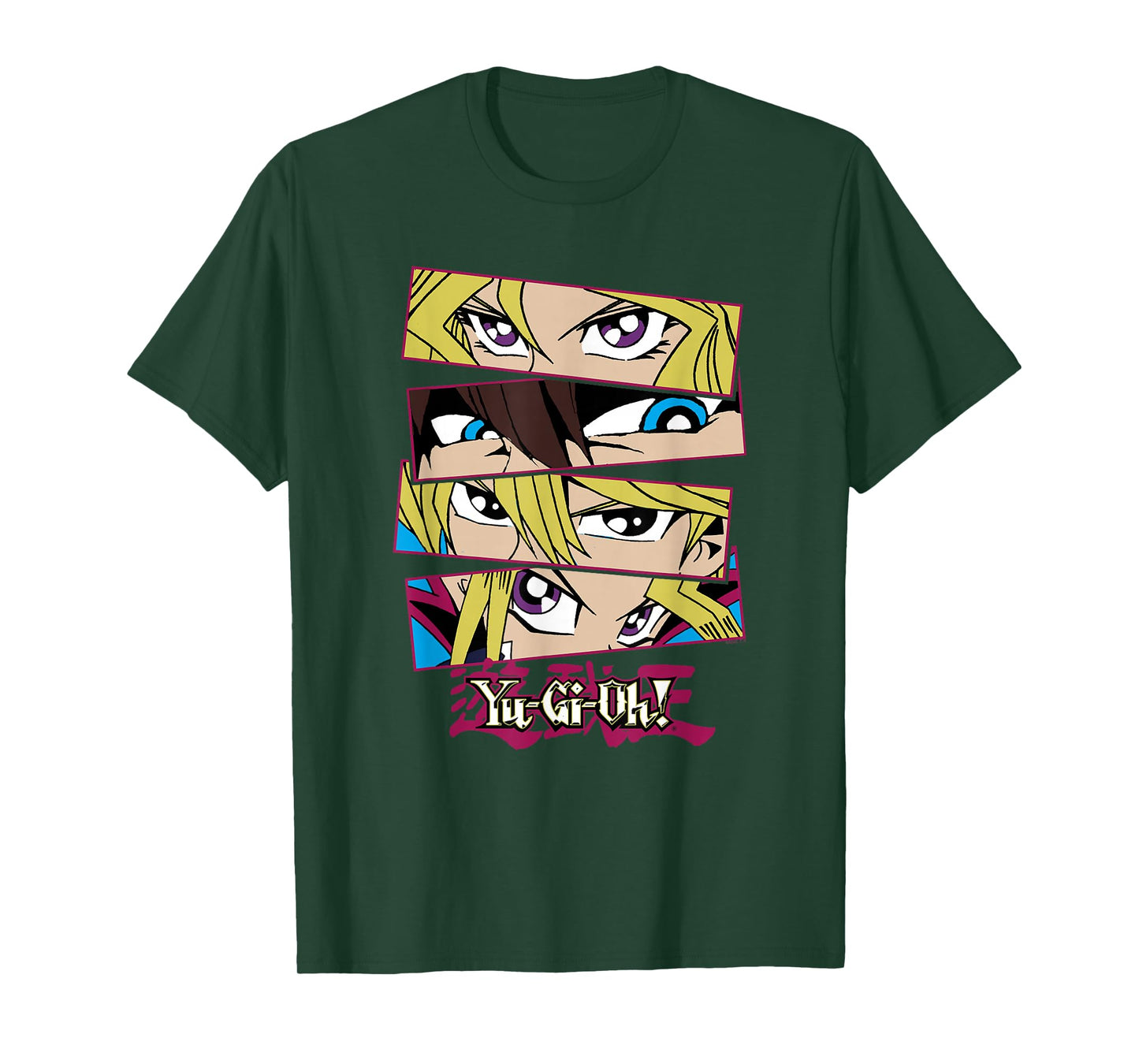 Yu-Gi-Oh! Duel Monsters Character Eyes Colorful Anime T-Shirt