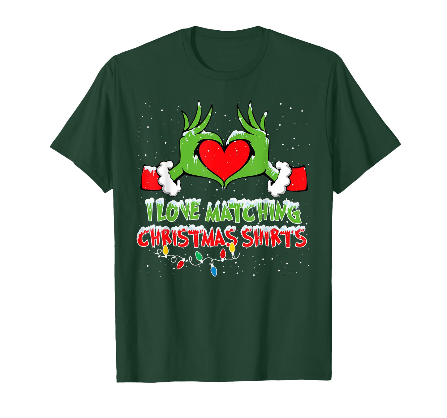 I Love Matching Christmas Shirts But I Don't Couples Xmas T-Shirt