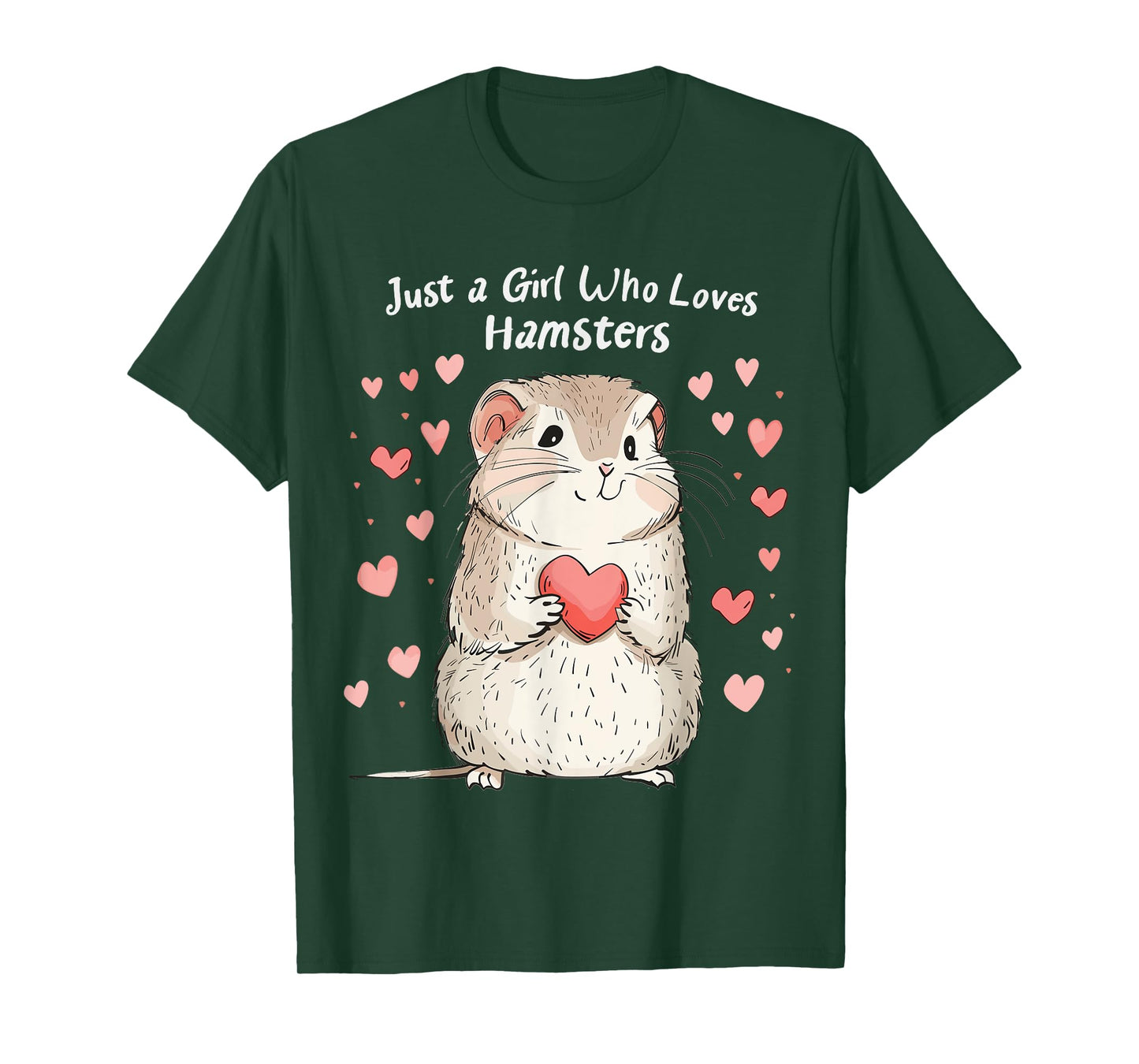 Cute Hamster Lovers Gift This Girl Loves Her Hamster T-Shirt