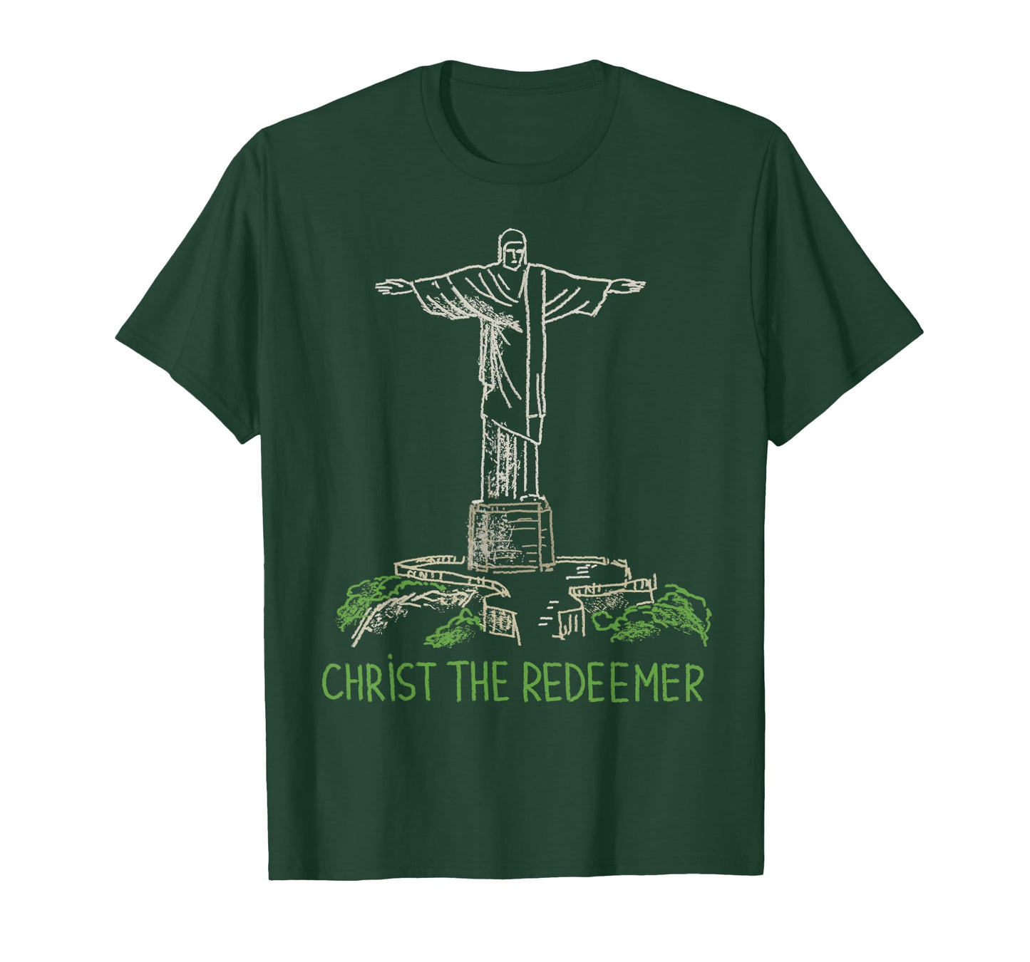 Christ the Redeemer T-shirt Tee T Shirt Tshirt
