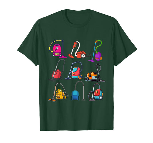 Kids Vacuum Lover Cleaning Toddler Easily Distracted by Vacuums T-Shirt