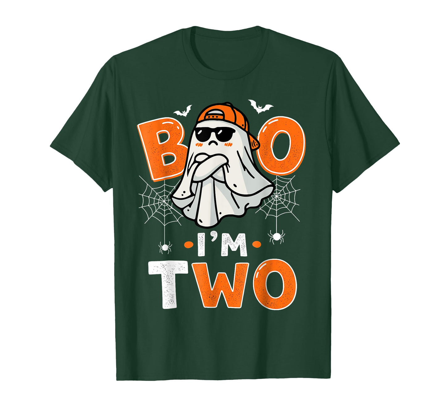 Boo I'm Two Birthday Halloween Boys Kids T-Shirt
