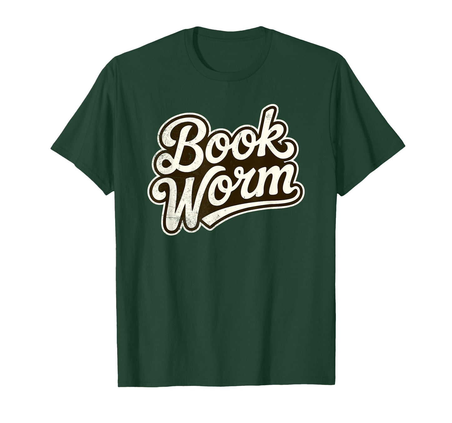 Retro Book Worm Reading Design for Book Lovers T-Shirt