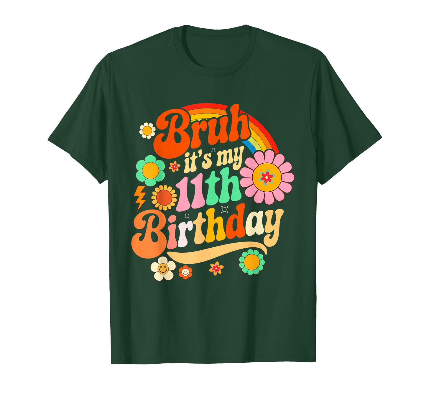 Cute Eleven Years Old Birthday Boys & Girls Party Apparel T-Shirt