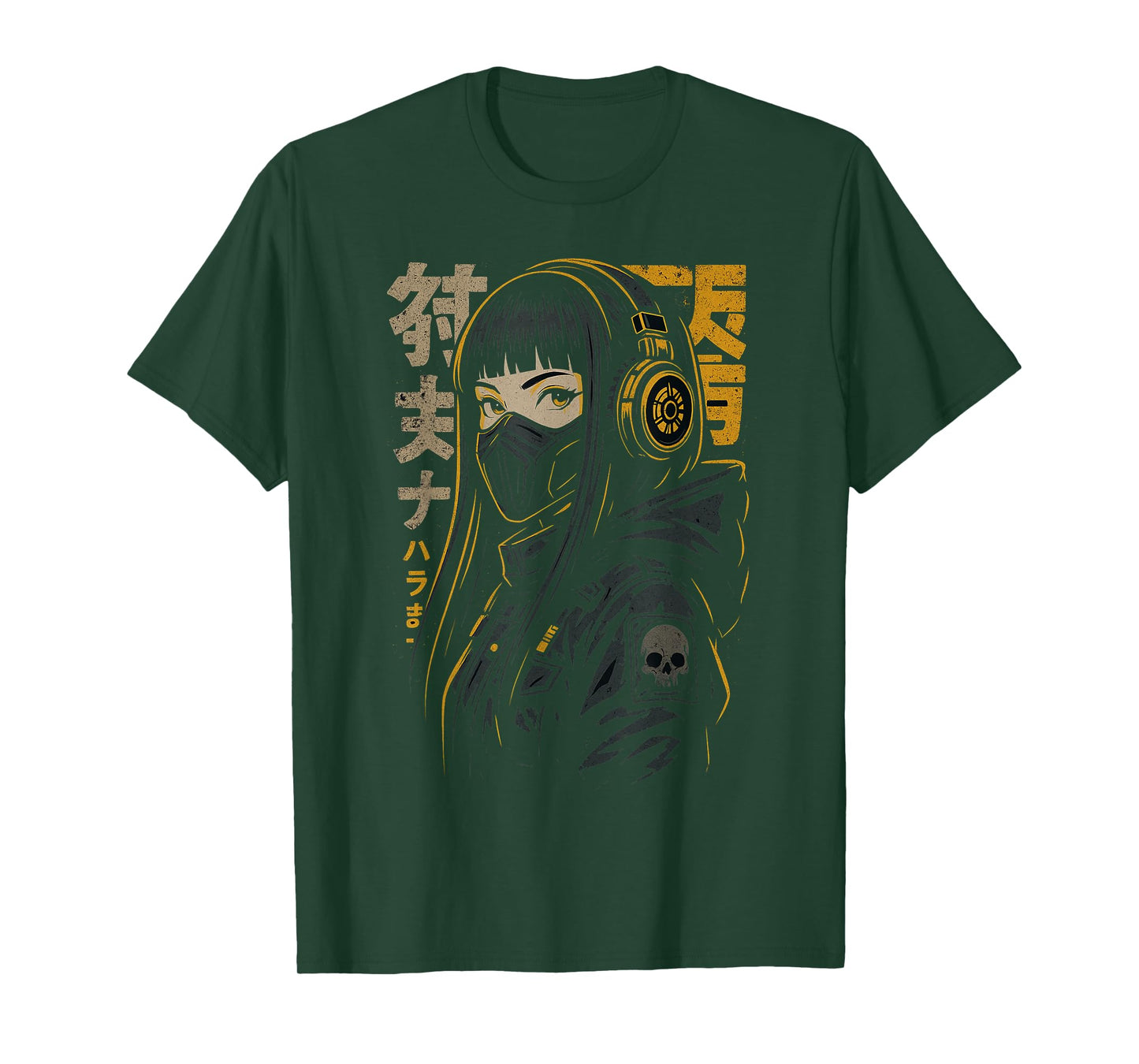 Japanese Streetwear Futuristic Retro Techwear | Anime Manga T-Shirt